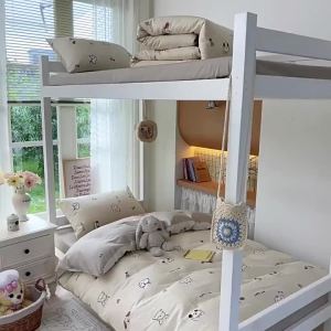 Student only 100% All-cotton three-piece set A Dormitory-style six-piece bedding set for the back-to-school season