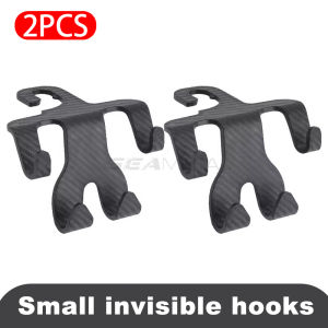 Seemetal xe sợi Carbon móc ghế đa chức năng tựa đầu móc giữ cho xe Túi xách đựng quần áo
