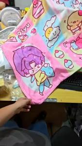 Kawaii Love and Deepspace Xavier Zayne Rafayel ralayo Blankets Bear Cartoon Flannel Throw Blankets Summer Air Conditioning Printed Soft Warm Bedsprea