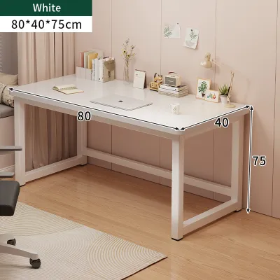 Computer desk bedroom home student study desk simple rental room long table new style double office desk Meja komputer meja belajar meja pejabat