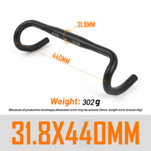 ราวจับแบบ CR12 CR21ถนนบาร์คันจับรถจักรยานน้ำหนักเบามากสำหรับมือจับนอกแฮนด์เสือหมอบ25.4/31.8x36 0/380/400/420/440มม. อุปกรณ์บาร์คันจับรถจักรยานกรวดสำหรับแข่ง