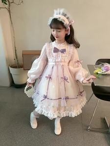 2025 New Lolita Style Girls Clothing Lolita Childrens Clothing for Small Medium and Large Kids Autumn Lolita Dress Sweet Princess Dress