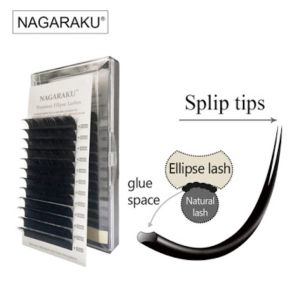 Nagaraku ellipse premium super halus lembut single size 0.15 D / bulumata eyelash