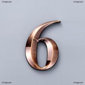 [COD] mingxuan 2.7-inch ABS Metal Sensing Number Plate 7cm Stereoscopic House Number Digital Door Head Stereoscopic Characters