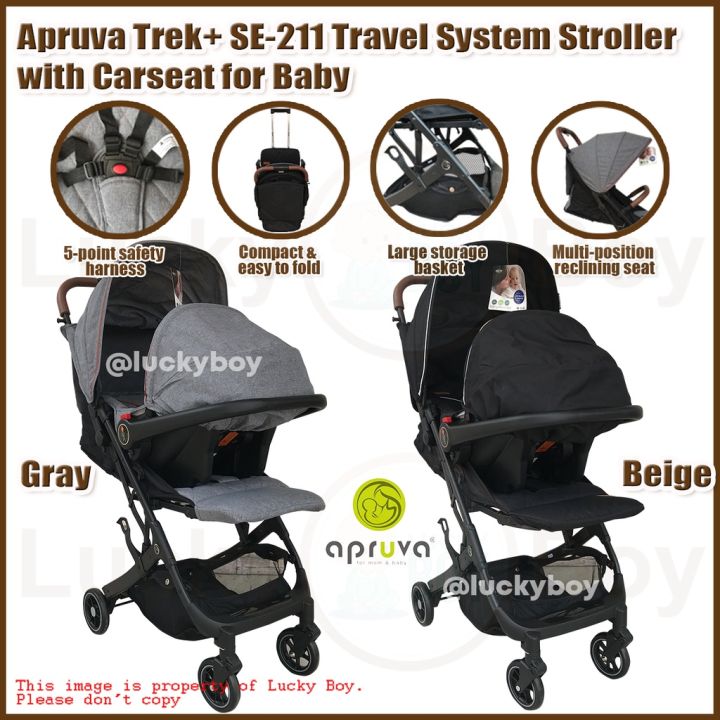 APRUVA TREK SE 211 Travel System Stroller with Car Seat for Baby Lazada PH