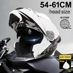 Motorcycle Full Face Helmet Sunproof Breathable Road Racing Helmet Motorcycle Accessories for Men and Women With ICC Sticker