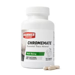 Hammer Nutrition CHROMEMATE Chromium Polynicotinate - Micronutrient with Massive Benefits: Enhances Carbohydrate Use Stabilizes Glucose Reduces Sugar Cravings 50-Day Supply
