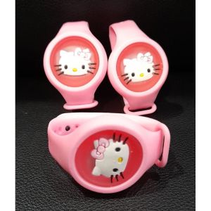 Gelang antinyamuk anak karakter - Jam tangan mosquito lampu led