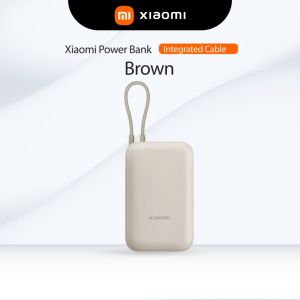 Xiaomi Power Bank 10000mAh (Integrated Cable) | 22.5W Max Power | Type-C Two Way Fast Charging | Pocket-Sized