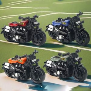 IPIE2 หล่อขึ้นรูป โมเดลรถจักรยานยนต์อัลลอย ขนาดเล็กมากๆ ความเฉื่อยเฉื่อย ของเล่นมอเตอร์ไซค์จำลอง ของเล่นประดับตกแต่ง งานฝีมืองานประดิษฐ์ ของเล่นแบบดึงกลับรถจักรยานยนต์ ของขวัญเด็ก