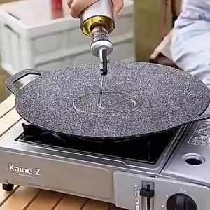 Korean grill pan Korean Barbecue Grill flat cooking pan non stick korean frying pan non stick grill