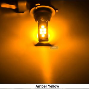 For TOYOTA VioS 2007-2013 FOG LAMP LED BULB Ice blue White Yellow Lampu Spotlight Sport Light Mentol Kereta Halogen Replacement H11 Perodua Ativa  MMC  fog lams