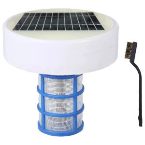 Swimming Pool Water Purifier Solar Copper Pool Ionizer Algae Inhibition Chlorine-Free Water Processor Pool Cleaning Equipment
