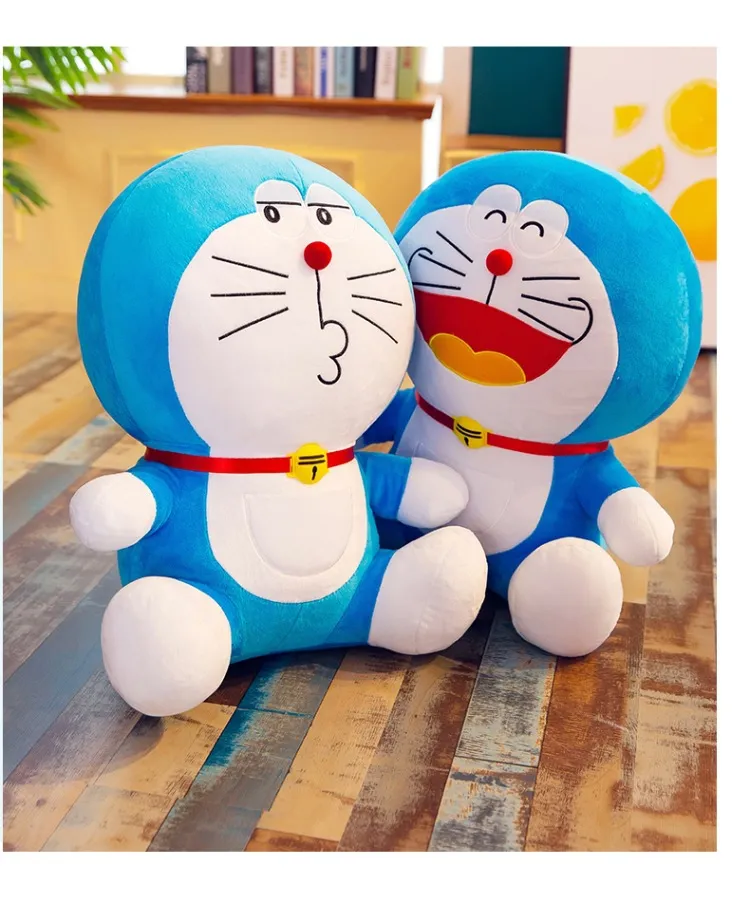 25/50/70CM Mcute Cartoon Doraemon Doll Stuffed Toy Big Soft Sleep Pillow  Blue Cat High Quality Plush Doll Stuffed Toy Girl Boy Birthday Gift Home  Decoration