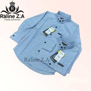 KEMEJA POLOS COUPLE AYAH DAN ANAK LAKI-LAKI LENGAN PANJANG/KEMEJA COUPLE TERBARU 2024/KEMEJA COUPLE AYAH ANAK TRENDY/KEMEJA CASUAL COUPLE KUALITAS TERBAIK/KEMEJA COUPLE PREMIUM BRANDED GRATIS ONGKIR DAN BAYAR DI TEMPAT/Raline Z.A