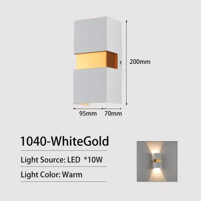 LED Wall Light Outdoor Wall Lamp Waterproof Modern Lighting Exterior Home Decoration