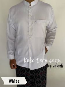 Baju Koko Haibah Terompah Saku Samping Semi Jas al kafi alkahfi benzaed
