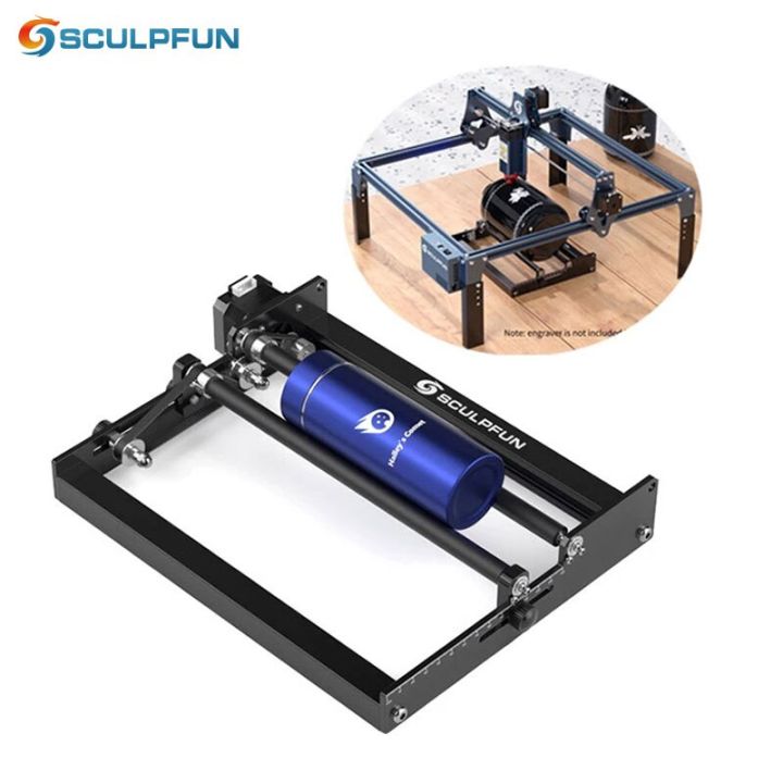 SCULPFUN S9/S10 Laser Rotary Roller Engraver Y-axis Rotary Roller 360 ...