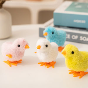 Plush Toy Chicken Baby Clockwork Toy Chick Mini Winding Plush Chick