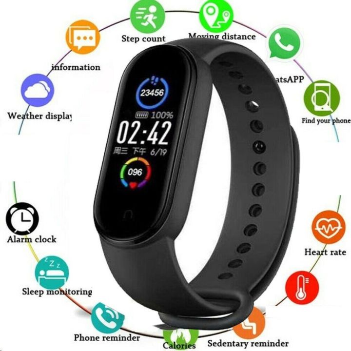Fitness Tracker Mi Watch Band For Xiaomi Mi Band 5/6 Mi 5/6