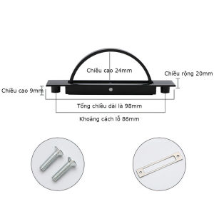 Tay nắm âm xoay bán nguyệt ( tay nắm xoay 360 độ) CH8003-ESTLA