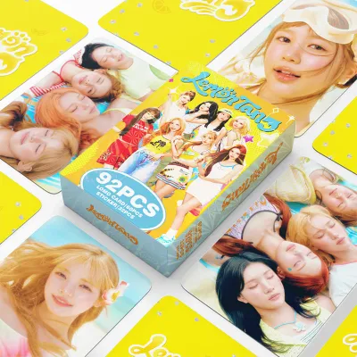 92pcs/box Hearts2Heart Photocards Lemon Tang KPOP LOMO Card Sticker Collection Card
