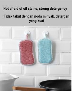 Household Magic Kitchen Double-sided Multi-Function Dishwashing Brush Cleaning Bruch Kitchen Sink Dishwashing Brush