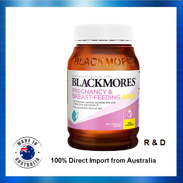 Blackmores Pregnancy and Breastfeeding Gold 180 Capsules