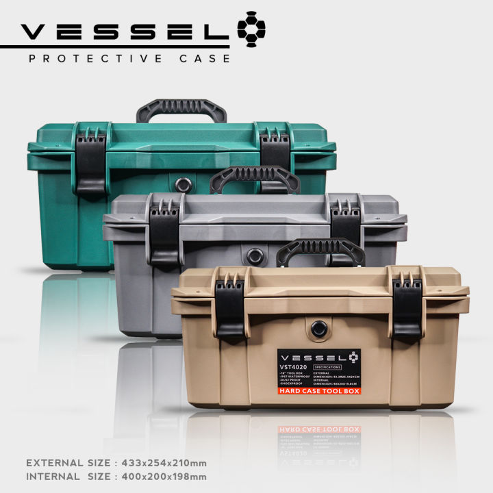 VESSEL VST4020 Hard Case Tool Box For for Hardware Tools and Equipment