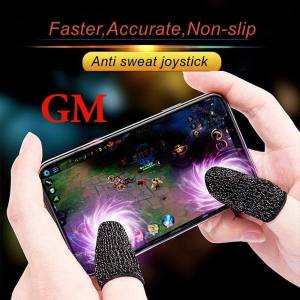 High Quality Sensitive Anti Sweat Thumbs Gloves (2 pieces / 1 Pair) Joystick for Mobile Phone Gaming Mobile Legends Rules of Survival PUBG Games Finger Sleeve Game Controller Finger Gloves For Game Controller Gamepad