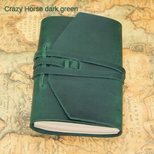 Vintage Cow Leather Journal with Strap - Handcrafted Originals