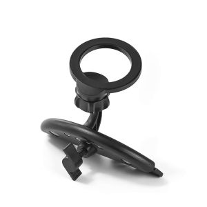 CD Hole Holder  Magnetic Suction Holder 360 degree Adjustable Mobile Phone navigation Holder for   Car Holder