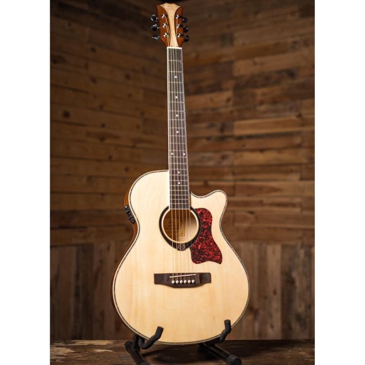 Slick Acoustic Guitar Baybayin 09 40’ inches with Builtin Fishman Isys