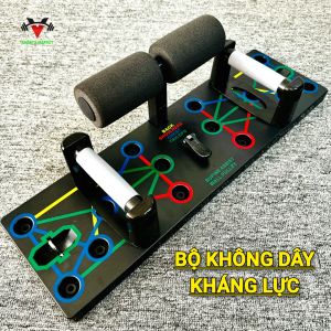 Dụng cụ hít đất chống đẩy Cao cấp 12 in 1 tích hợp bộ tập cơ bụng tại nhà. Bản mới ( Bảo hành 12 tháng)