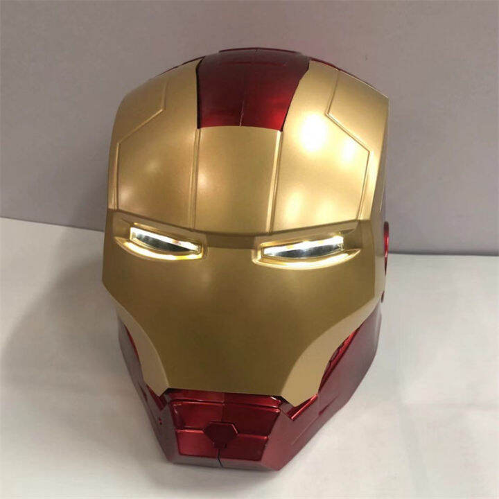 HAI Global Store Iron Man Helmet 1:1 Replica with Open Eyes and Light ...