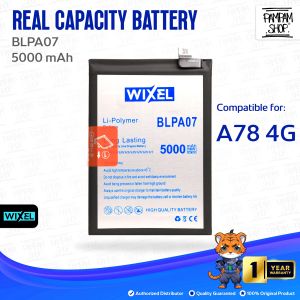 WIXEL Baterai BLPA07 Oppo A78 4G Double Power Real Capacity Batre Batrai Battery Original Ori Dual