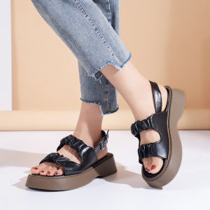 COD Sandal Wedges Wanita Sandal Hak Tinggi YS 1282