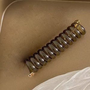 Nicedays🍒Rambut Kepang Kawat Telepon Ikat Wanita Tinggi Elastis Tahan Lama Tali Kepala Ekor Kuda Tinggi