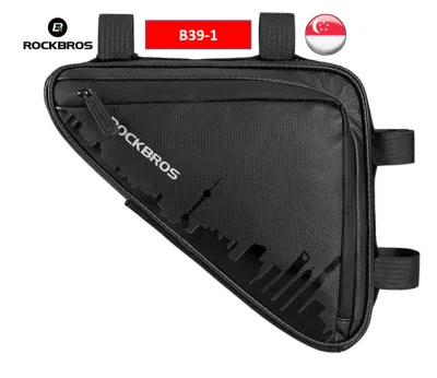 SG Delivery RockBros bicycle Bag bicycle triangle bag bicycle frame bag cycling bag bicycle accessories