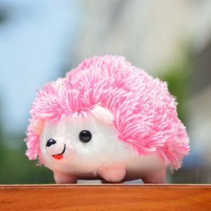 LIUJIR Cute Cartoon Ornament Hedgehog Key Ring Bag Pendant Plush Dolls Stuffed Toys Plush Keychain Animal Plush Toy