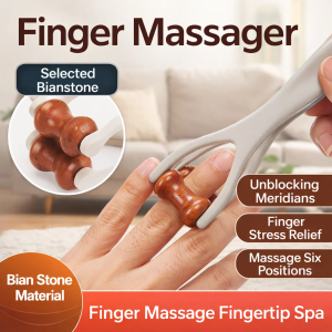 Log Hand Massager Acupoint Roller Meridian Joint Massager