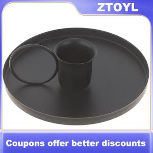 【ZTOYL】 Candlestick Candle Holder Wedding Party Vintage Retro Style Desktop Adornment