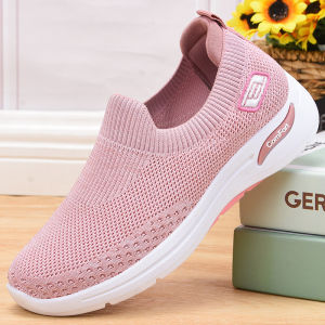 slip on shoes for women black sneakers comfortable walking shoes for lady soft bottom loafer flats