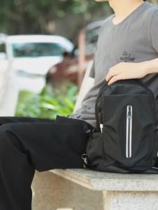 MOYYI Mens Chest Bag Tiding Teen Outdoor Sports Biking Shoulder Chest Bag Large Space Utility Durable Casual Bag One Strap for Men Anti Theft Summer Tourist Short Trip Sling Bag㏇0706