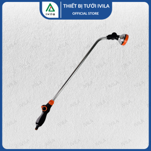 Vòi phun nước tưới cây đa năng 8 chế độ tay cầm dài 85cm kèm phụ kiện vòi xịt tưới cây xịt rửa xe rửa sân vườn tắm thú cưng