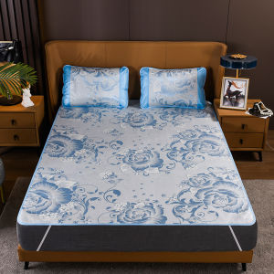 Terbaru Matras Alas Kasur King Ukuran Besar 180x200 cm Bahan Lembut Adem & Sejuk Pelindung kasur Motif Bunga Elegan Cantik BISA COD - Besar No 1 Aesthetic Jumbo Tikar tidur Premium Import Mewah Terlaris Temurah