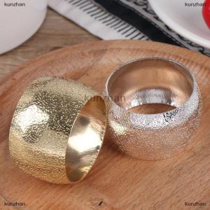 [COD] kunzhan Napkin Rings Wedding Party Hotel Serviette Buckle Napkin Holder Table Decor