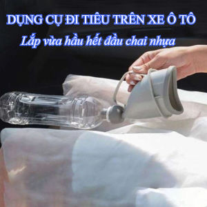 Dụng Cụ Đi Vệ Sinh Đi Tiểu Khẩn Cấp Lắp đầu chai nhựa Trên Xe Ô Tô Phễu dành Cho Mọi Lứa Tuổi