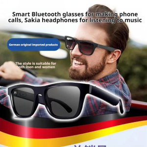 Smart Bluetooth Glasses with Calling Music and Wireless Earphones Sunglasses Outdoor Smart Sport Touch Control Wireless Eyeglasses