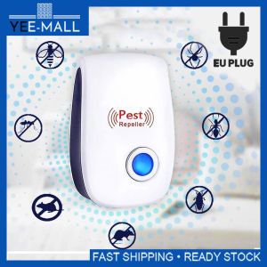 Ultrasonic Pest Repellent Mosquito Rat Repellent Control Bug Cockroach Insect Repellent EU Plug For Home Hotel Office Ultrasonic Mosquito Repellent